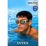 MAİN SHOP Intex Yetişkin Yüzücü Gözlüğü +14 Yaş - Profesyonel Havuz ve Deniz Gözlüğü Su Sızdırmaz M-55685 - Gri