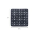 MAİN SHOP Kare Masajlı Vantuzlu Yapışır Silikon Banyo & Duş Kaydırmazı & Küvet Paspası 54x54 Cm M-150