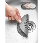 MAİN SHOP Main Shop 1 Adet Süzgeçli Silikon Lavabo ve Küvet Tıkacı Yuvarlak Lavabo M-140