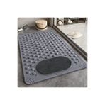 Main shop Masajlı Vantuzlu Banyo Paspası ve Kaydırmaz Zemin Duşakabin Paspası 36x69.5 Cm M-162 Gri