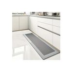 MAİN SHOP Yazısız Model Mutfak Paspası Sihirli Su Emici Banyo Paspası Kaymaz Tabanlı 156x38 Cm M-61