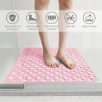 Mainshop Kare Vantuzlu Banyo ve Duş Kaydırmazı Küvet İçi Duşakabin Kaydırmaz Vantuzlu Banyo Paspası 54x54 CM