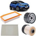 Mais Renault Captur 4lü Filtre Bakım Seti 1.5 Dci 2013-2019 Kit2056b