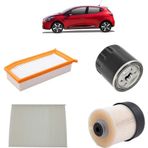 Mais Renault Clio 4 4lü Filtre Bakım Seti 1.5 Dci 2012-sonrası Kit1065b