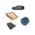 Mais Renault Megane 3 3lü Karbon Filtre Bakım Seti 1.6 16 Valf 2008-2018 Kit1098e