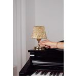 Maison Avf Modern Led Abajur Üst Gold -Alt Parlak Gold Detay
