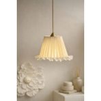 Maison Avf Osmanlı Ipeği Fırfırlı Modern Tasarım 20 cm Sarkıt Avize - Krem
