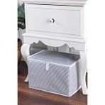 MaisonArt Crate | Maxi Çok Amaçlı Organizer Düzenleyici Kutu | Hurç Sandık 40x50x30 Cm Gri