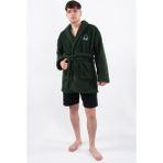 MaisonArt Rob | Wellsoft Peluş Erkek Sabahlık Polar | Robdeşambr | Bornoz - L - XL - Yeşil