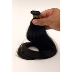 MaisonCoban Doğal Koyu Kestane Özbek İnsan Saçı Virgin Remy Mikro Kaynak 70 Cm 100 Adet 60 Gr İnce Saç Partial