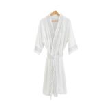 Maisonette SUBTLE STITCH Bornoz LXL BEYAZ / GRİ