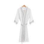 Maisonette SUBTLE STITCH Bornoz SM BEYAZ / LACİVERT