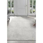 Maisoria Home Merinos Rölyef Halı Kaymaz Tabanlı Makinada Yıkanabilir Leke Tutmaz Gri Kesme Halı Salon Yolluk - 200 x 650 cm