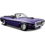 Maisto Dodge Challenger R/t Conv. 1970 1:24 Model Araba S/e Mor - Renkli