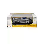 Maisto maisto-1936g Tgroup 1/18 1936 Mercedes-Benz Special Roadster Premiere Edition Die-Cast Model Araba Gri
