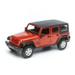 Maisto MAY-32523-3 2015 Jeep Wrangler Unlimited 1:24 Desing Model Araba Kahve
