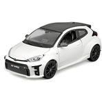 Maisto Special Edition 2021 Toyota GR Yaris Beyaz Model Araba 1:24 Ölçekli Metal Die-Cast Açılabilir Kapı Kaput ve Bagajlı Koleksiyon Arabası