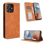 maiyo ZTE Blade Axon 50 V50 A73 Tasarım Smart Lite V50Smart 4G Telefon Kapağı Kapaklı Cüzdan Klipsli Telefon Kılıfı (Kahverengi, ZTE V50 Akıllı)