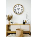 Majestic Gold 40 Cm Metal Duvar Saati