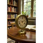 Majestic Time Eskitme 25 X 20 Cm Metal Masa Saati Vitrin