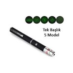 Majeur Yeşil Lazer Pointer 500 Mw 15 Km Etkili (Tek Başlık 5 Model)