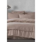 Majoli Dark Ballet Maddox Çift Kişilik %100 Organik Pamuk Nevresim Takımı - Gül Kurusu - 200 x 220 cm