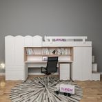 Major Çalışma Masalı Maxi Ranza Mdf - Beyaz - 100 x 100 cm
