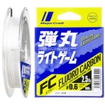 Major Craft Dangan Light Game Fluoro Carbon Misina DLG-F-0.6/0.128mm/2.5lb/1.27kg/100mt