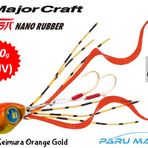 Major Craft Nano Rubber 10 gr 003 Keimura Orange Gold UV Suni Balık Yemi