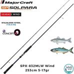 Major Craft Solpara SPX-832MLW Wind 253 cm 5-17 gr Light Spin Kamış