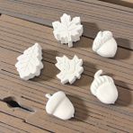 Major Hobi Taş Tozu Sonbahar Figürleri Boyama Seti 4–5 cm 6 Renk Boya + Fırça - Beyaz