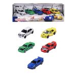 Majorette - Araç seti Japon serisi (5 araba) - 5 adet metal oyuncak araba, anime tarzı, her biri 7,5 cm, koleksiyoncular ve 3 yaşından büyük çocuklar için, serbest hareket, süspansiyon ve açılacak