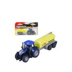 Majorette Die-cast 1:64 Çiftlik Araçları New Holland T7.330 Mavi Sarı Traktör