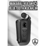 Makaralı Bluetooth Kulaklık Kulak İçi Android İos Uyumlu Titreşimli Mir17537962