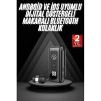 Makaralı Bluetooth Kulaklık Telefon Uyumlu Makaralı Tf Kart Girişli Güç Göstergeli Mir90869552