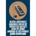 Makaralı Kulaklık Sd Kart Girişli Dijital Göstergeli Kablolu Bluetooth Kulaklık Mir00237699