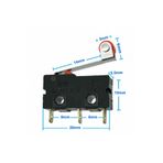 Makaralı Micro Switch Anahtar 5a 5a 250v Uyumlu Rulo Makara Kollu No Nc Spdt Sınırlayıcı Momentary