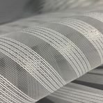 Makarna 250 Model Sımlı Kırık Beyaz Renk Hazır Dıkılmıs Pılelı Tul Perde 300*260