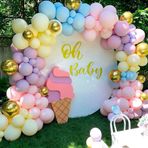 MAKARON BALON + KROM BALON + BALON ZİNCİRİ APRT + BALON POMPASI