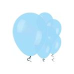 Makaron Mavi 10 Lu Latex Balon Normal Boy Çok Renkli