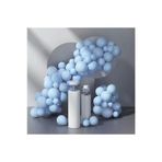 Makaron Pastel Renk Mavi 75 Adet Balon Ve Balon Zinciri