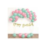 Makaron Renk Doğum Günü Parti Balon Seti, Çok Renkli 87768678687678