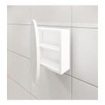 Makbulce Oval Aynalı Banyo Dolabı