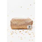 MAKE BAG GOLD PARLAK MAKYAJ ÇANTASI