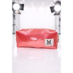MAKE BAG PEMBE PARLAK MAKYAJ ÇANTASI