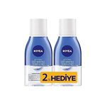Make Up Expert Hassas Çift Fazlı 125 ml 2'li Paket Göz Makyaj Temizleyici