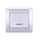 Makel Defne 1010243065021 Gümüş Işıklı Anahtar
