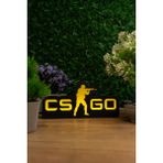 Makerpax Cs Go Lightbox – USB LED Işıklı Masa Lambası | LED Gece Lambası | Gaming Dekor - 21CM - 001-Renkli