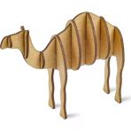 Maket 3D Ahşap Maket Deve Ahşap Boyama Maketi Naturel Ahşap Boyama Deve Eğitici Oyuncak Deve Boyama