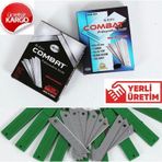 Maket Bıçağı Combat Yedek Uç 100 Adet Maket Bıçağı Ağzı 0.5 MM Kalın